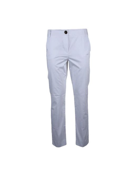 Marella Blue Straight Trousers