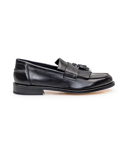 Loafers Doucal's de hombre de color Black