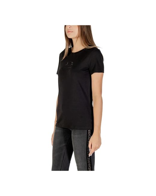ARMANI EXCHANGE Black T-Shirts