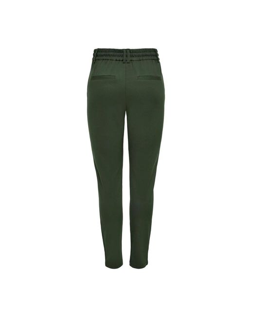ONLY Green Slim-Fit Trousers