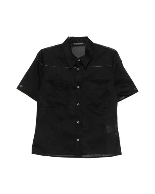 Our Legacy Black Shirts