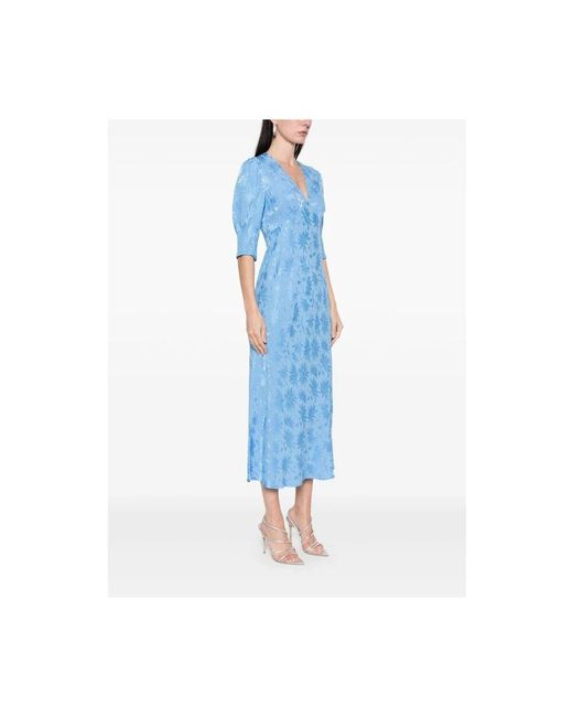 Midi Dresses Rixo de color Blue
