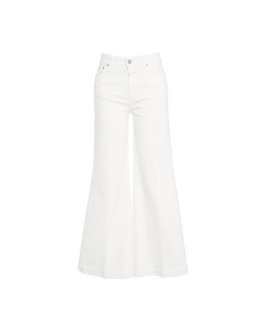 Wide Trousers di Closed in White