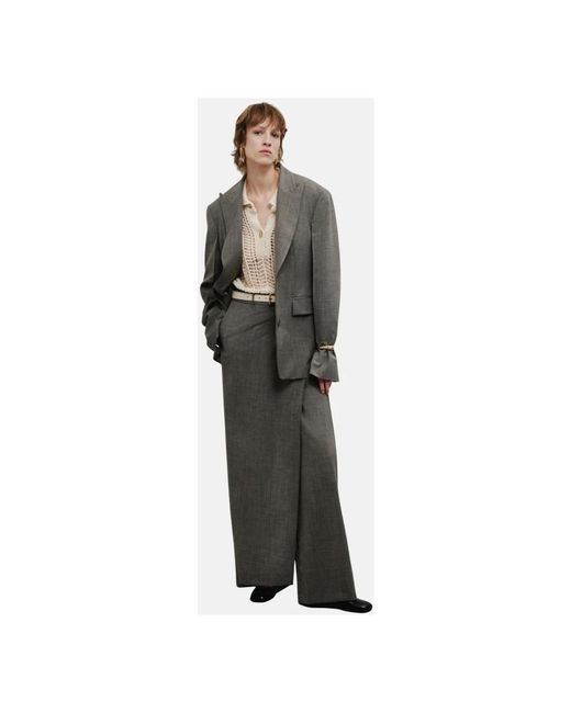 Erika Cavallini Semi Couture Gray Blazers