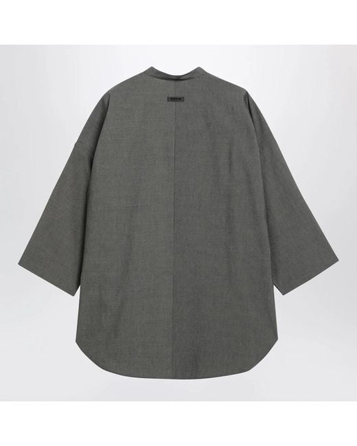 Fear Of God Gray Casual Shirts for men