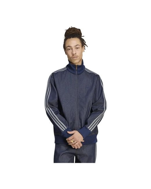 Zip-Throughs Adidas de hombre de color Blue