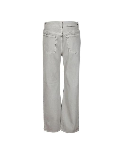 Haikure Gray Straight Jeans