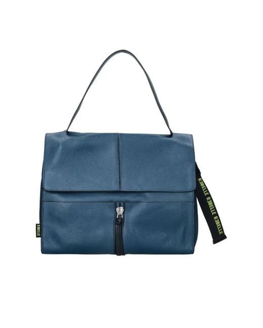 Rebelle Blue Shoulder Bags