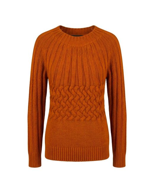 Moorer Brown Round-Neck Knitwear