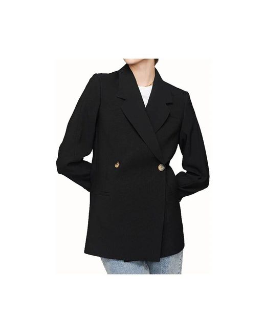 Anine Bing Black Schwarzer Blazer Kaia A-01-2018