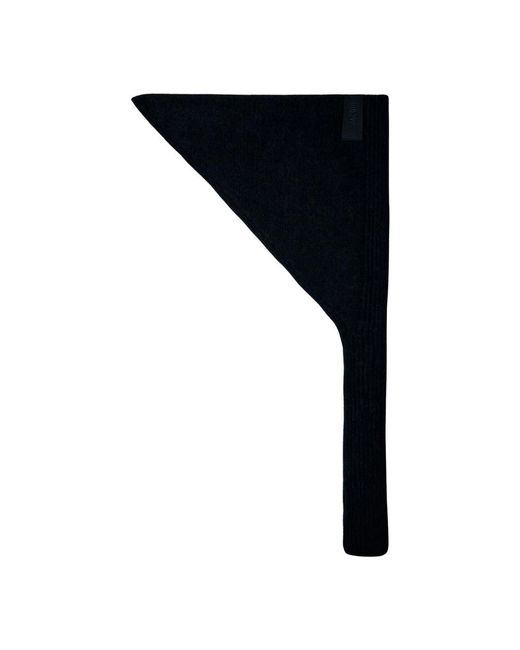 Jacquemus Black Winter Scarves