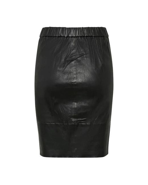 Inwear Black Leather Skirts