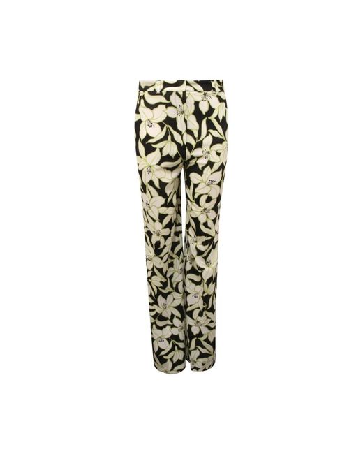 Max Mara Green Straight Trousers