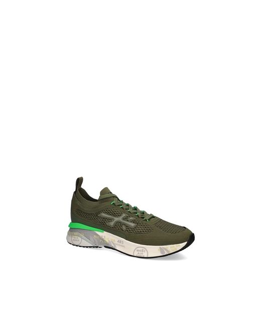 Premiata Green Sneakers for men