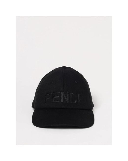 Caps Fendi de hombre de color Black