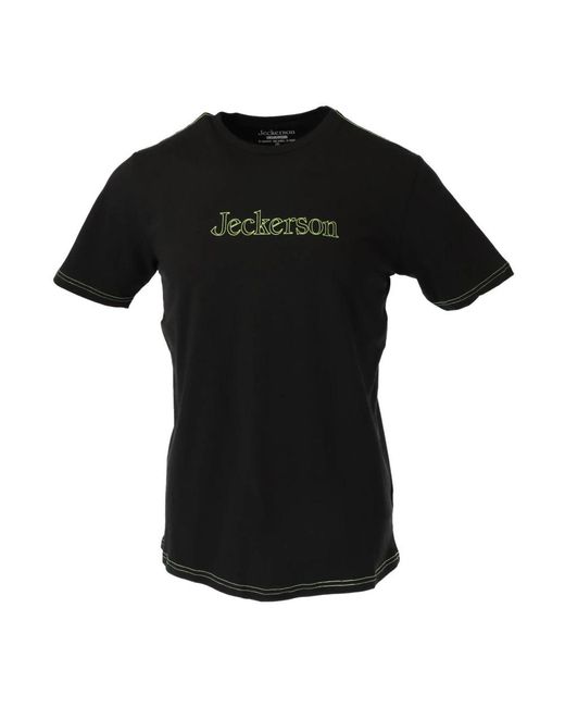 Jeckerson Black T-Shirts for men
