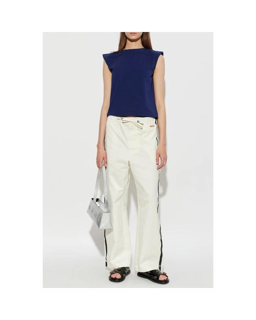Marni Natural Wide Trousers