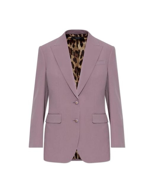 Dolce & Gabbana Purple Blazers