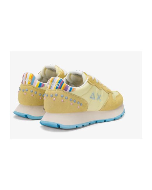 Sun 68 Yellow Sneakers