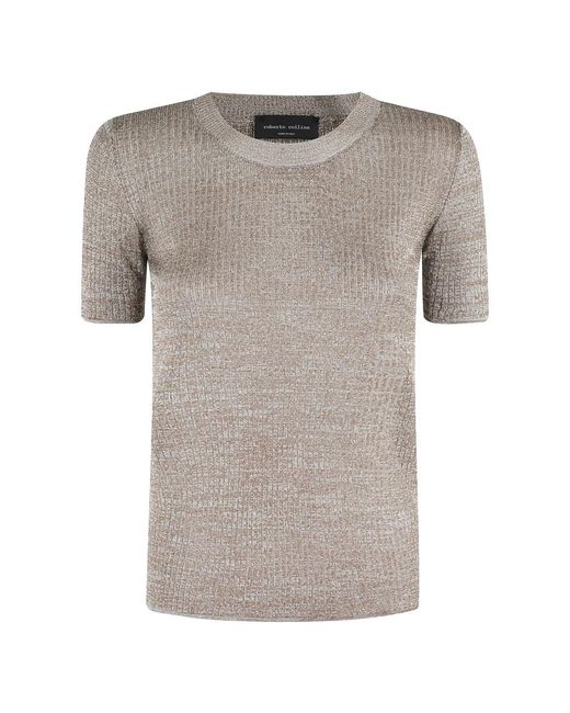 T-Shirts di Roberto Collina in Gray