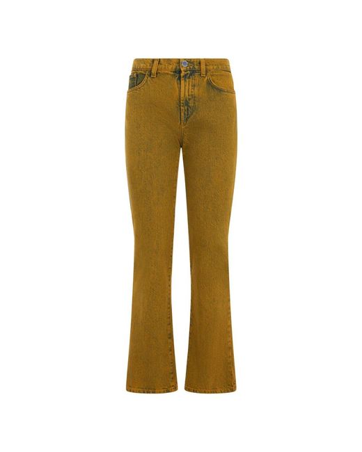 Alberta Ferretti Boot-Cut Jeans in het Green