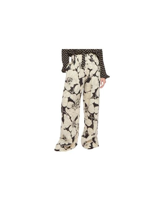 Wide Trousers Laurence Bras en coloris Natural