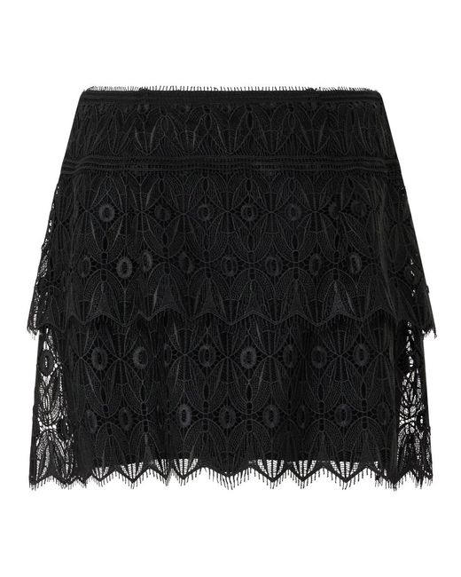 Alberta Ferretti Black Short Skirts