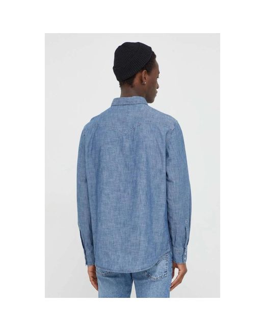 Levi's Denim Shirt in het Blue voor heren