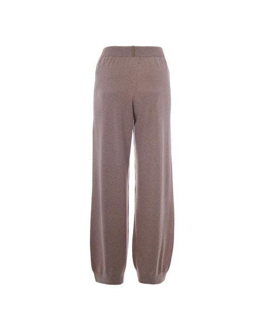 Fabiana Filippi Brown Tapered Trousers