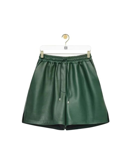 Loewe Green Short Shorts