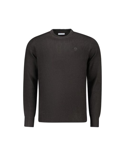 North Sails Black Round-Neck Knitwear for men