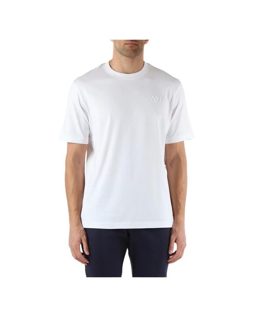 Antony Morato T-shirt aus baumwolle mit lockerem schnitt und logo-stickerei in White für Herren