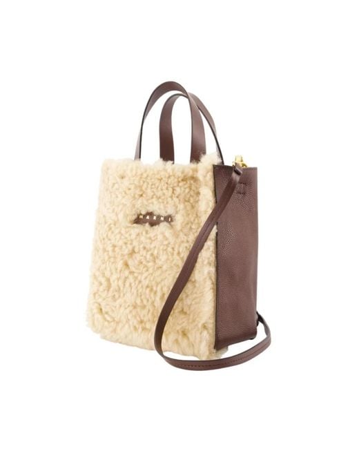 Marni Metallic Shopping Bags