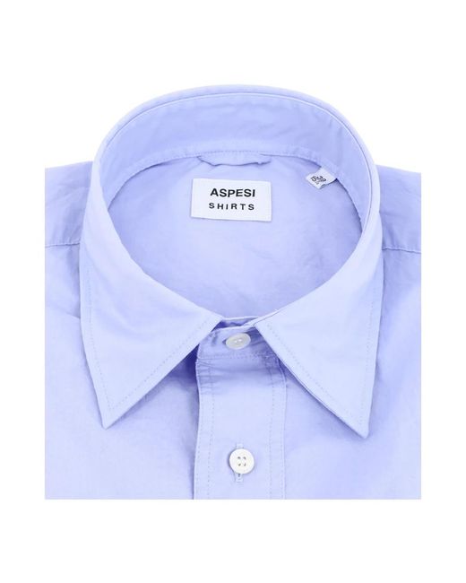 Aspesi Casual Overhemd in het Blue voor heren