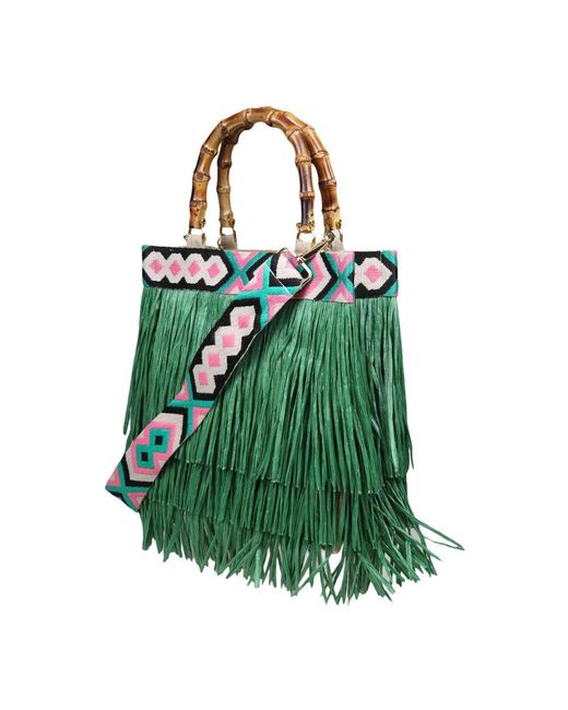 La Milanesa Green Handbags