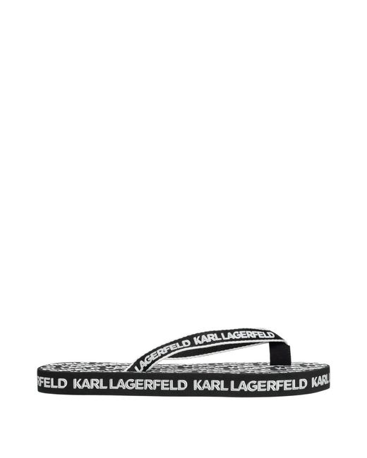 Karl Lagerfeld Kosta flip flops in Black für Herren