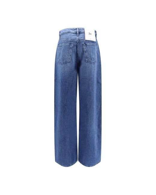 3x1 Blue Wide Jeans