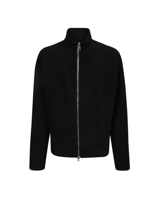 McQueen Black Zip-Throughs for men