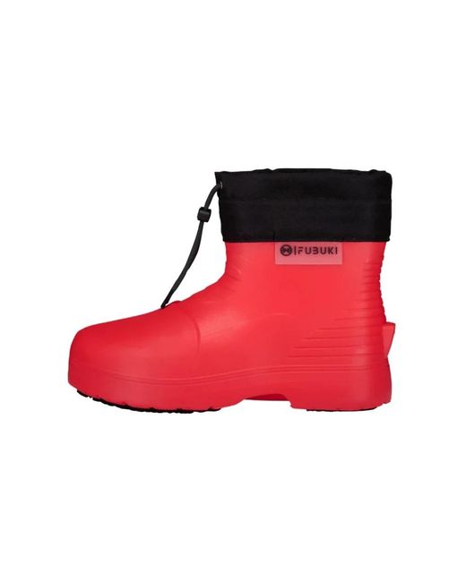Fubuki Red Winter Boots