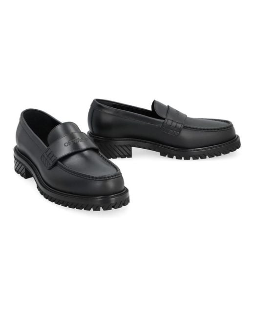 Off-White c/o Virgil Abloh Black Loafers for men