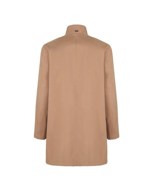 Herno Natural Single-Breasted Coats for men