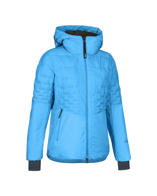 Lamunt Fitness ,Blauw ,Blauw Zwart Luisa Warm Remoca Jas in het Blue