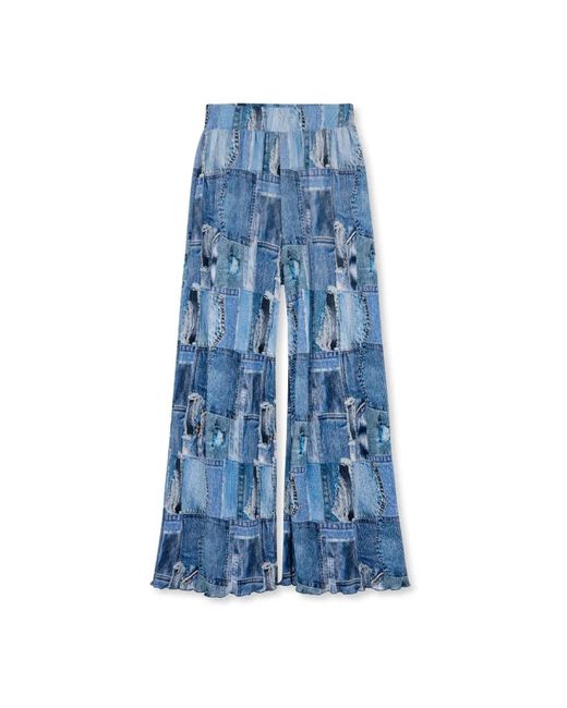 Mads Nørgaard Blue Wide Trousers