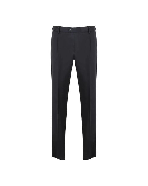 Brian Dales Blue Slim-Fit Trousers for men