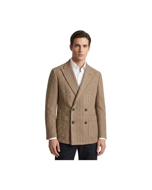 Circolo 1901 Brown Blazers for men