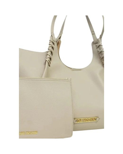 Love Moschino Natural Shopping Bags