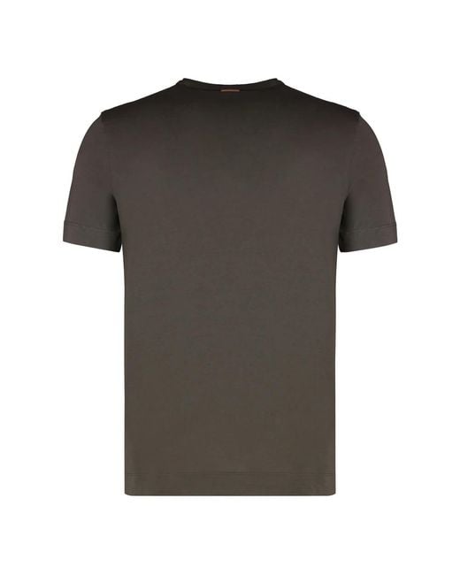 Zegna Black T-Shirts for men
