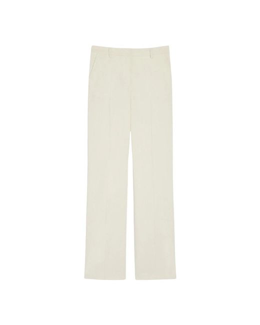 Pennyblack White Straight Trousers