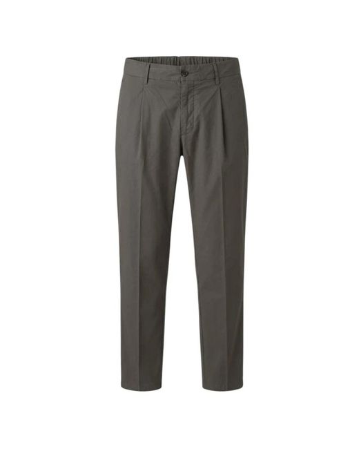 BE ABLE Gray Straight Trousers for men