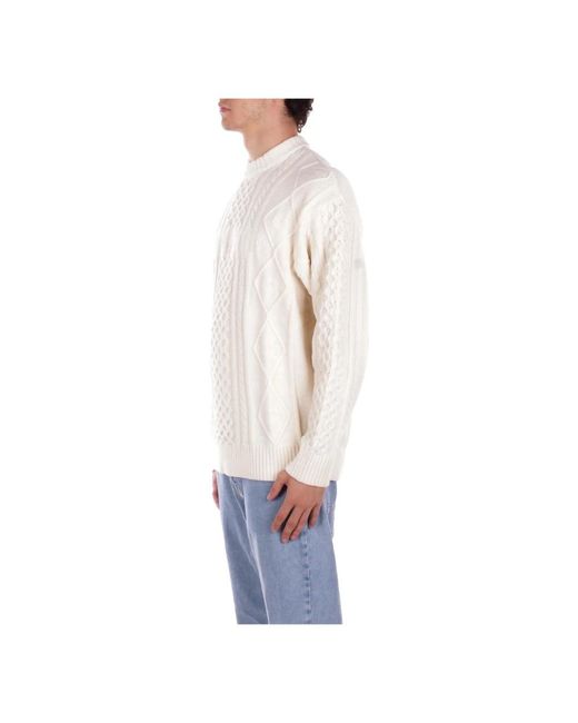 Carhartt White Round-Neck Knitwear for men